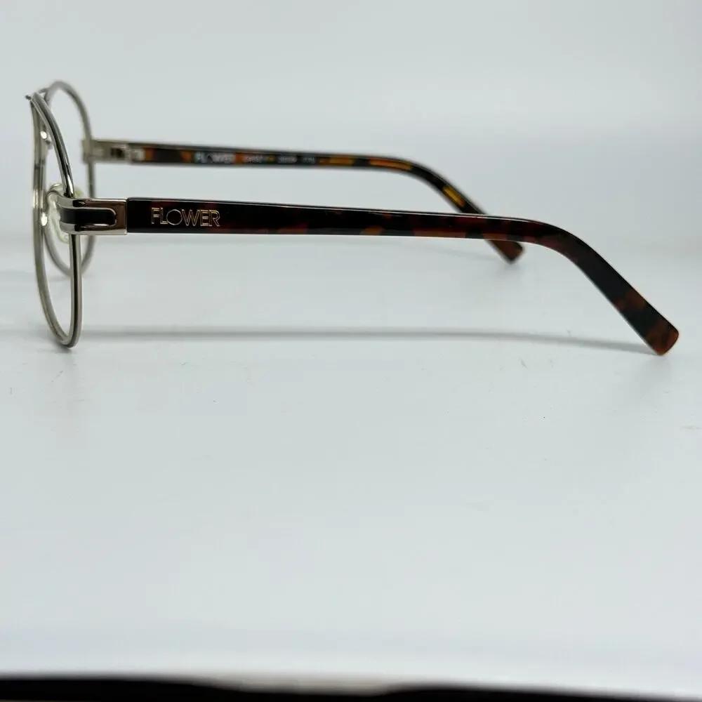 Flower Casey Sunglasses Frame 3000-770 Men's Silver Aviator 60-15-130‎ 19747